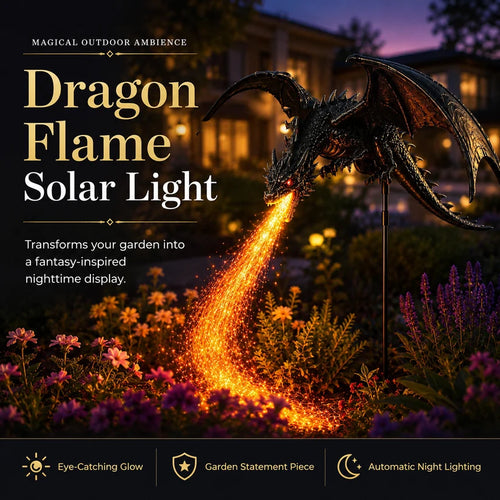 🐉Solar Dragon Fire Garden Light-Your Garden Breathing Fire After Dark
