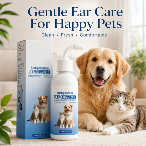 Gentle Pet Ear Cleaner Solution for Dogs & Cats