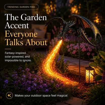 🐉Solar Dragon Fire Garden Light-Your Garden Breathing Fire After Dark