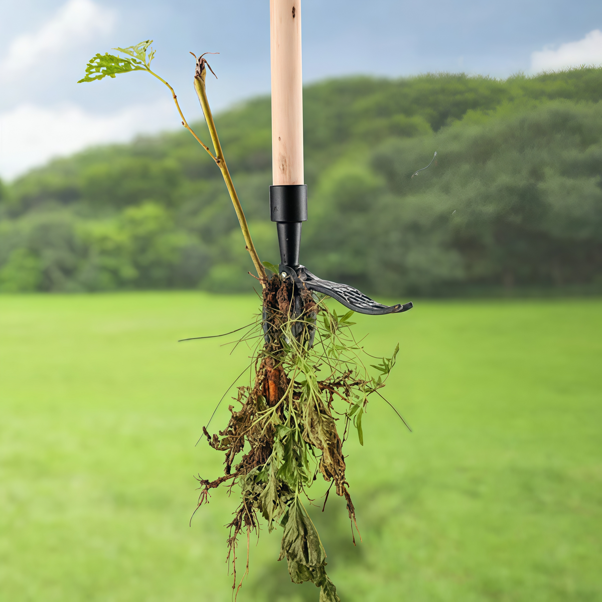 🌱 Root-Grip Garden Weed Puller – Easy Stainless Steel Weeding Tool