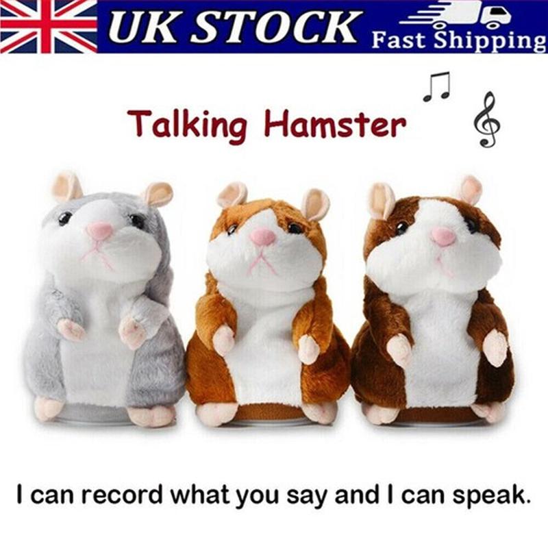 Talking Hamster Plush Toy – Funny Voice-Repeating Interactive Gift