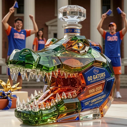 🐊Crocodile Glass Decanter – Turn Your Bar Into a Statement