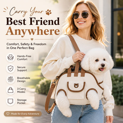 The Ultimate Hands-Free Dog Carrier|Comfortable Support For Every Adventure