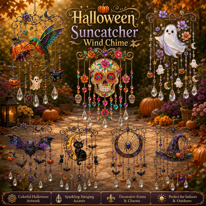 🔥Last Day 49% OFF - Halloween Suncatcher Wind Chime
