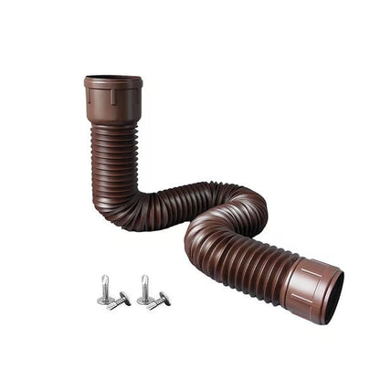 🌧️ Flexible Downspout Extension Kit – 22–63in Rainwater Drainage Pipe