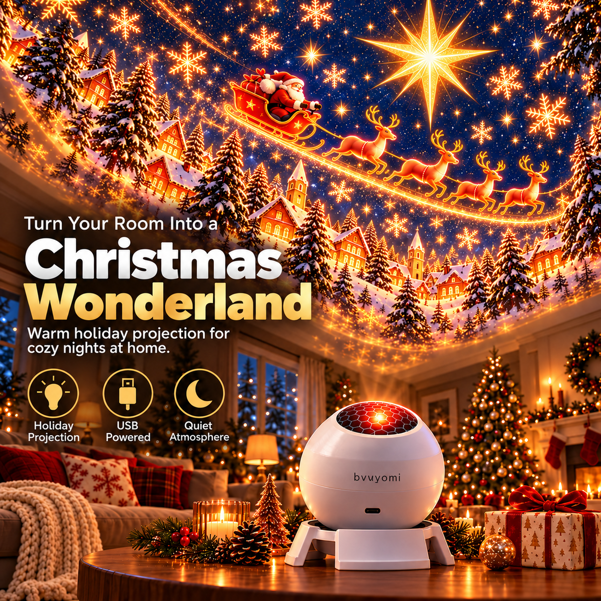 🎄 Magical Christmas Lights ✨ Light Up the Holiday Magic