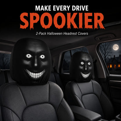 🎃 Spooky Car Headrest Covers – Make Every Drive Creepy
