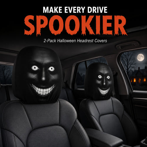🎃 Spooky Car Headrest Covers – Make Every Drive Creepy