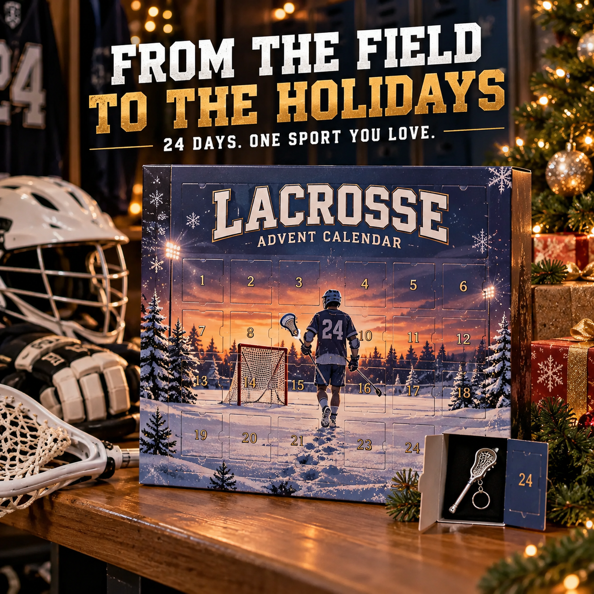 🥍24-Day Lacrosse Advent Calendar – Count Down to Christmas, One Surprise at a Time