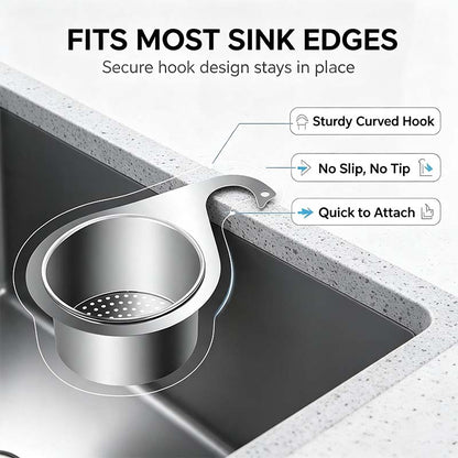 🦢💧Stainless Steel Swan Sink Strainer Basket