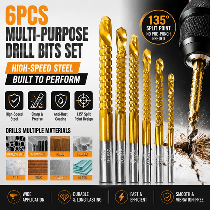 🔥Limited Time 50% Off✨6 Counts Metalworking Ldeal For Drilling