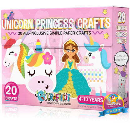 20-in-1 Paper Craft Kit for Kids | Creative DIY Arts & Crafts Box