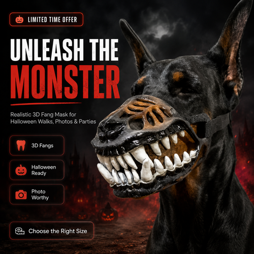 🎃 EARLY HALLOWEEN 49% OFF🔥🐶Hell Hound Monster Muzzle