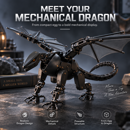 🥚🐉 DragonMorph – Egg to Dragon Transforming Mechanical Toy