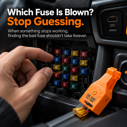 🔧⚡Fuse Tester & Puller — Test & Extract Blade Fuses in One Tool