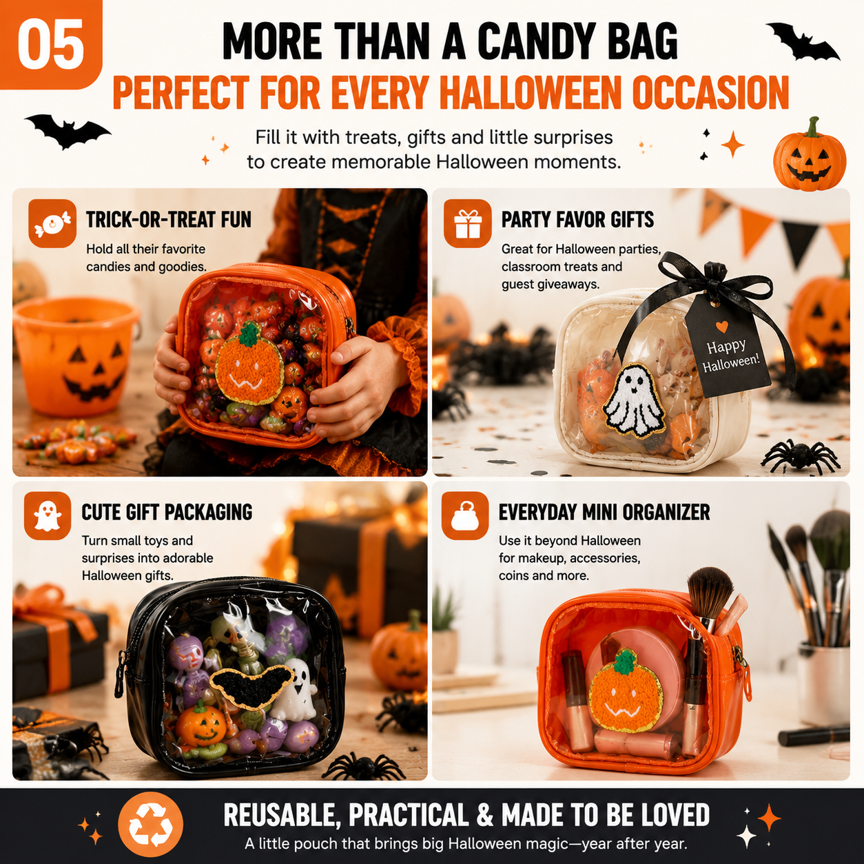 Halloween pouch use occasions