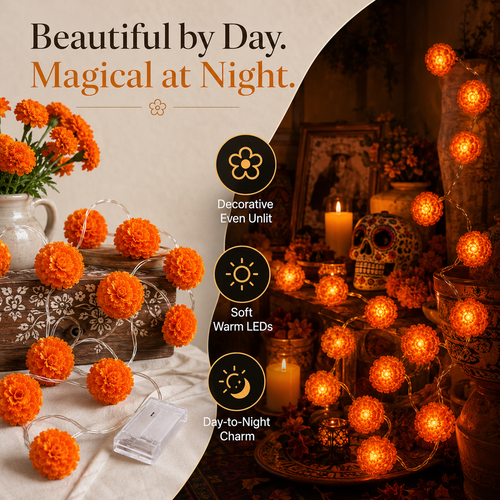 Marigold Flower StringLights