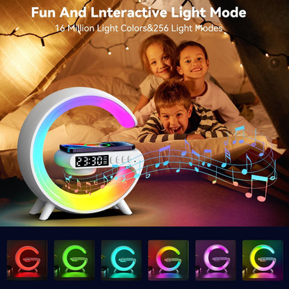 4-in-1 Smart Bedside Station – Light, Charge & Play Music