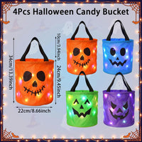 4pcs Orange, Green, Blue, Purple