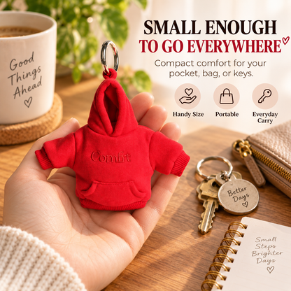 Limited Edition👕🧶 Mini Hoodie Stress Ball Keychain✨
