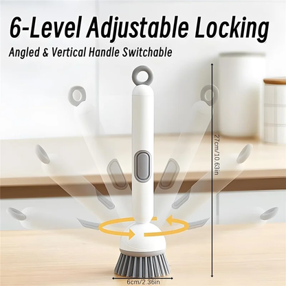 🧽 6-Angle Soap Dispensing Brush