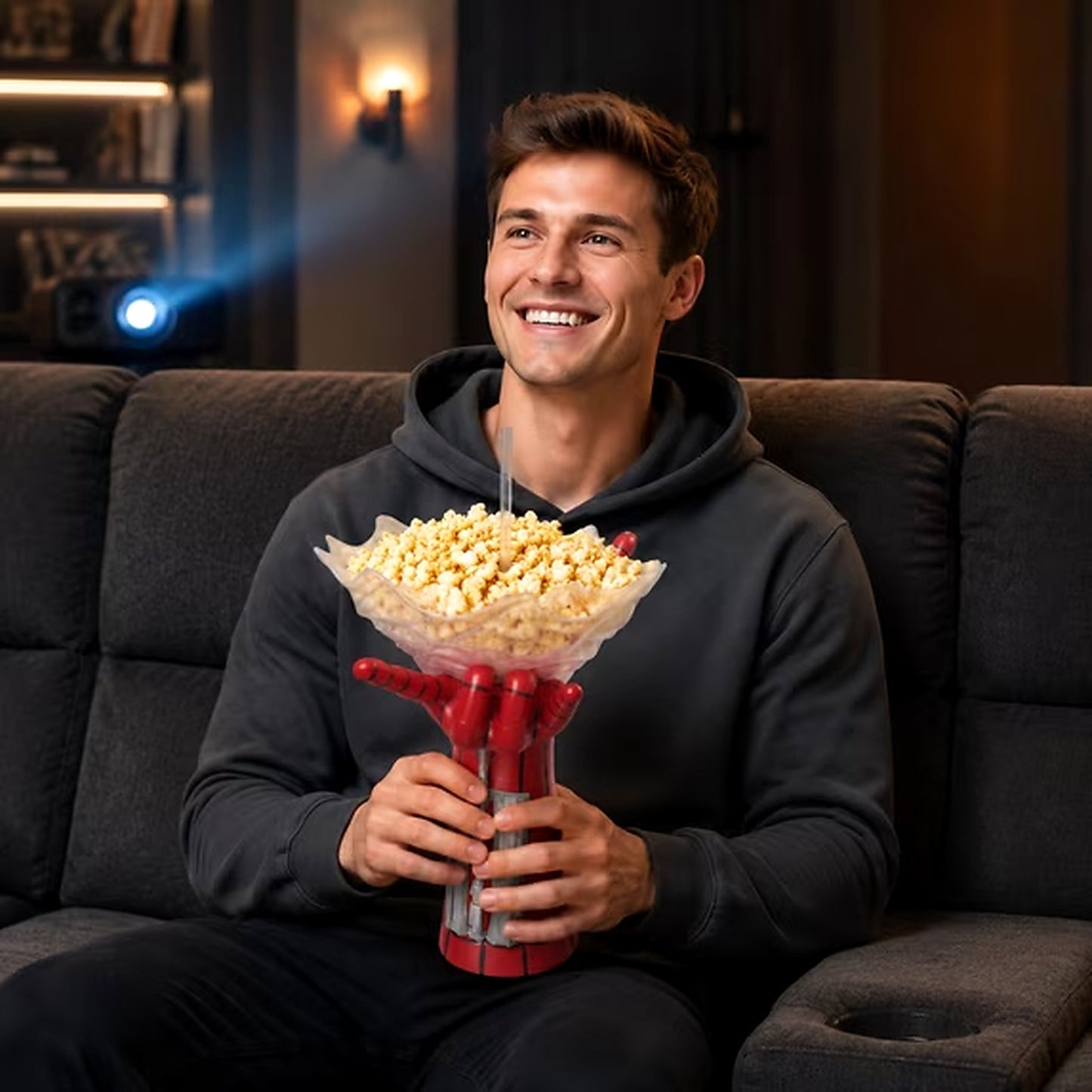 Spider-Man Web Hand Popcorn & Drink Combo Bucket 🕷️🍿