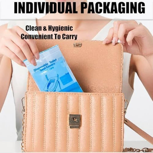 Extra-Large Disposable Toilet Seat Covers – Waterproof Travel Liners