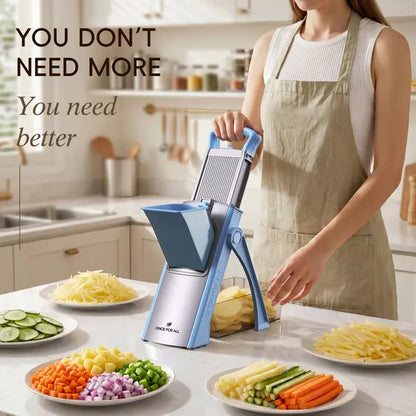 0‑8mm Adjustable Safe Mandoline Slicer