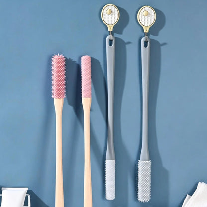 🦶🚿 Long-Handle Silicone Foot Cleaning Brush Set ✨ Easy-Reach Toe & Heel Care | 2 PCS