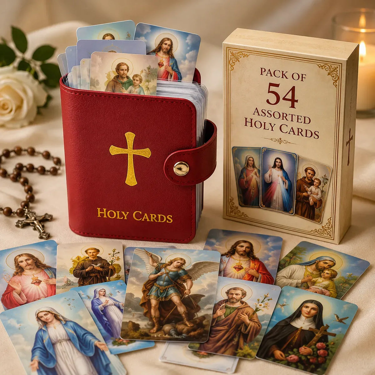 ✝️Catholic Holy Card Holder – Keep Your Favorite Prayer Cards Close