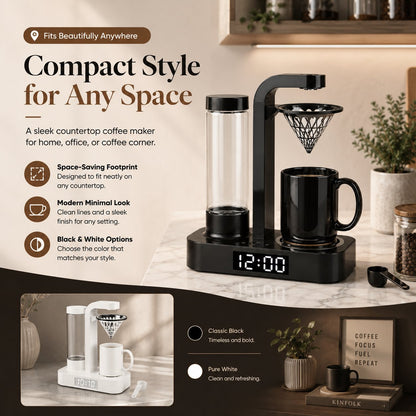 ☕Programmable Mini Coffee Maker