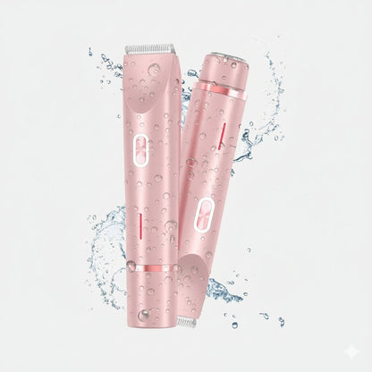 2-in-1 Painless Bikini Trimmer & Precision Shaver for Women