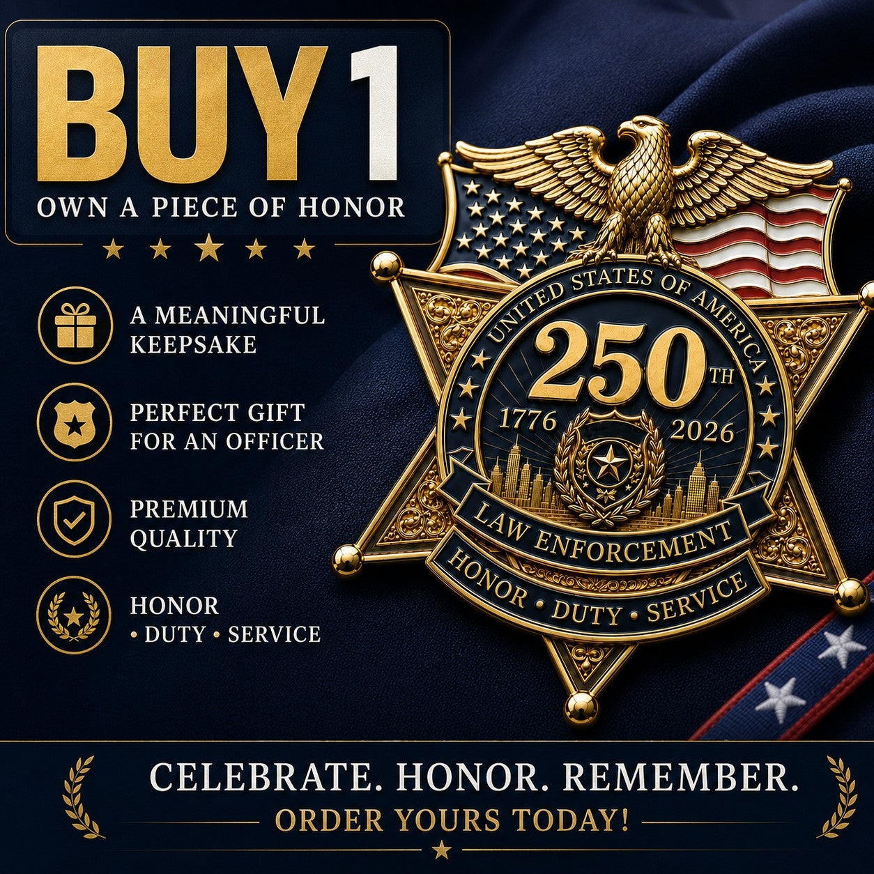 BUY 1 Badge
