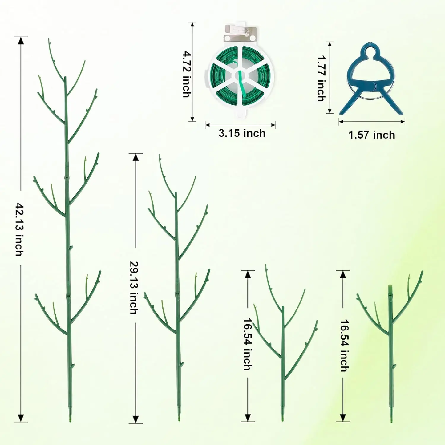 🌿6 Pack Stackable Monstera Plant Support