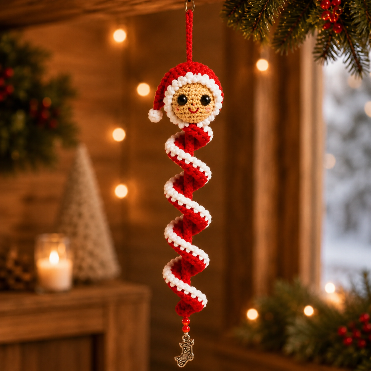 🎄 Handmade Christmas Crochet Ornament Kit - The Perfect DIY Holiday Gift & Decoration