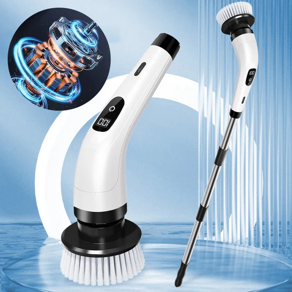 ⚡️8-in-1 Electric Cleaning Brush — 8 Heads, 2 Speeds, Rechargeable