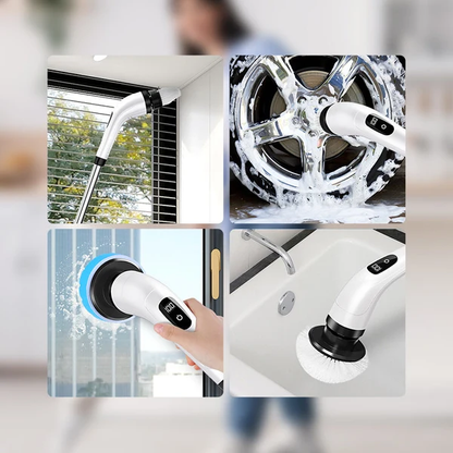 ⚡️8-in-1 Electric Cleaning Brush — 8 Heads, 2 Speeds, Rechargeable