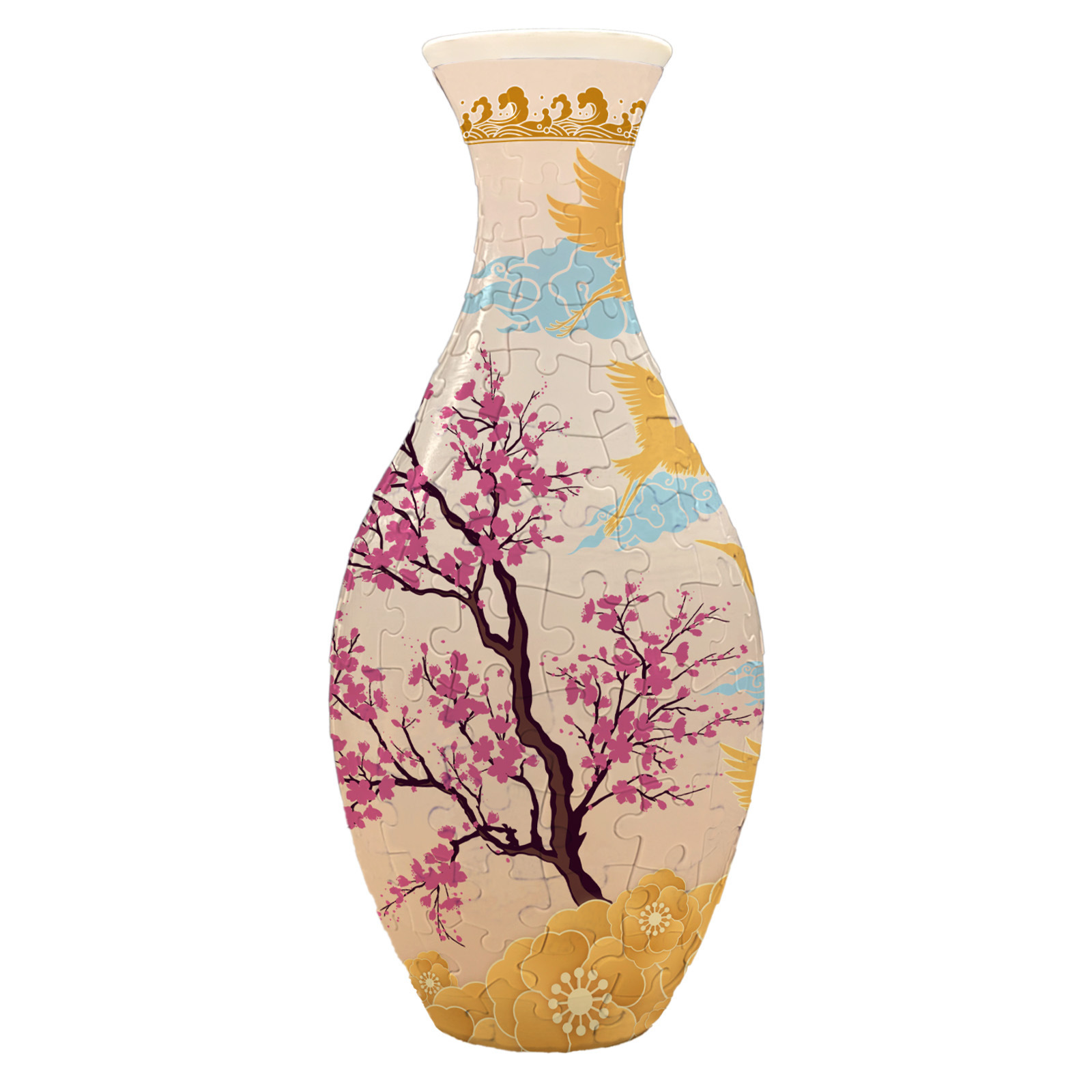 Spring puzzle vase design
