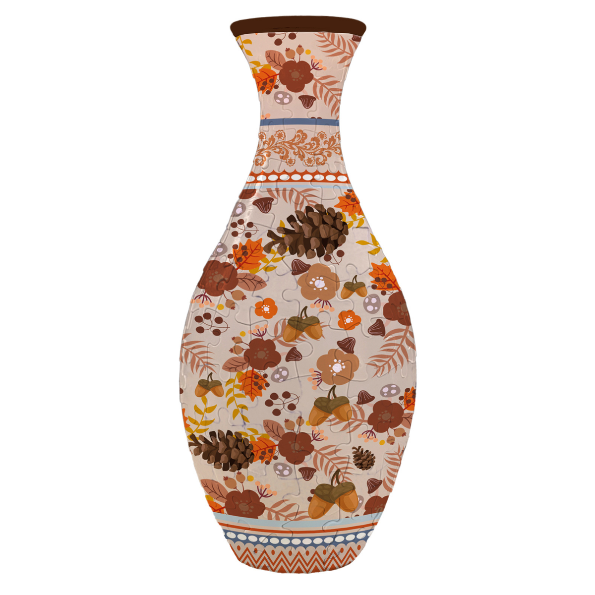 ✨ 3D DIY Puzzle Vase – 11 Creative Designs, Decorative Flower Vase & Craft Gift