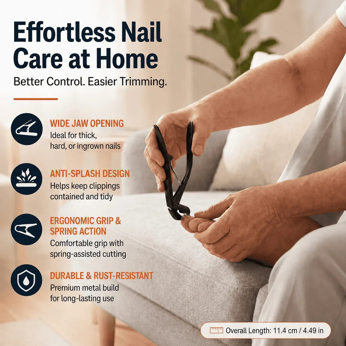 ✂️🦶Effortless Precision Toenail Trimmer