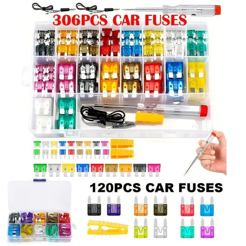 🚗🔥306PCS&Car Blade Fuse Assortment Set