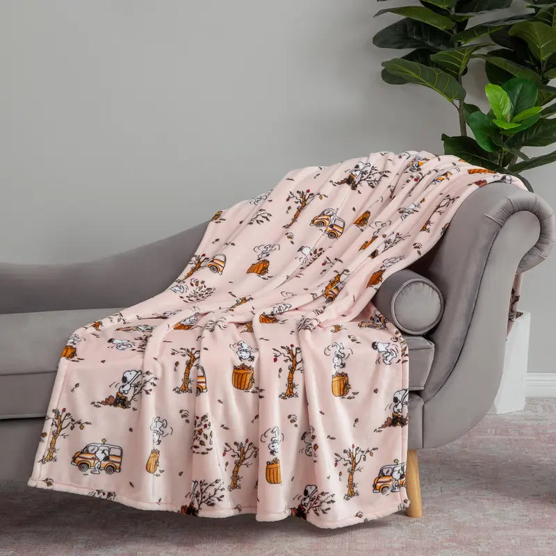 🍂Peanuts Harvest Plush Throw