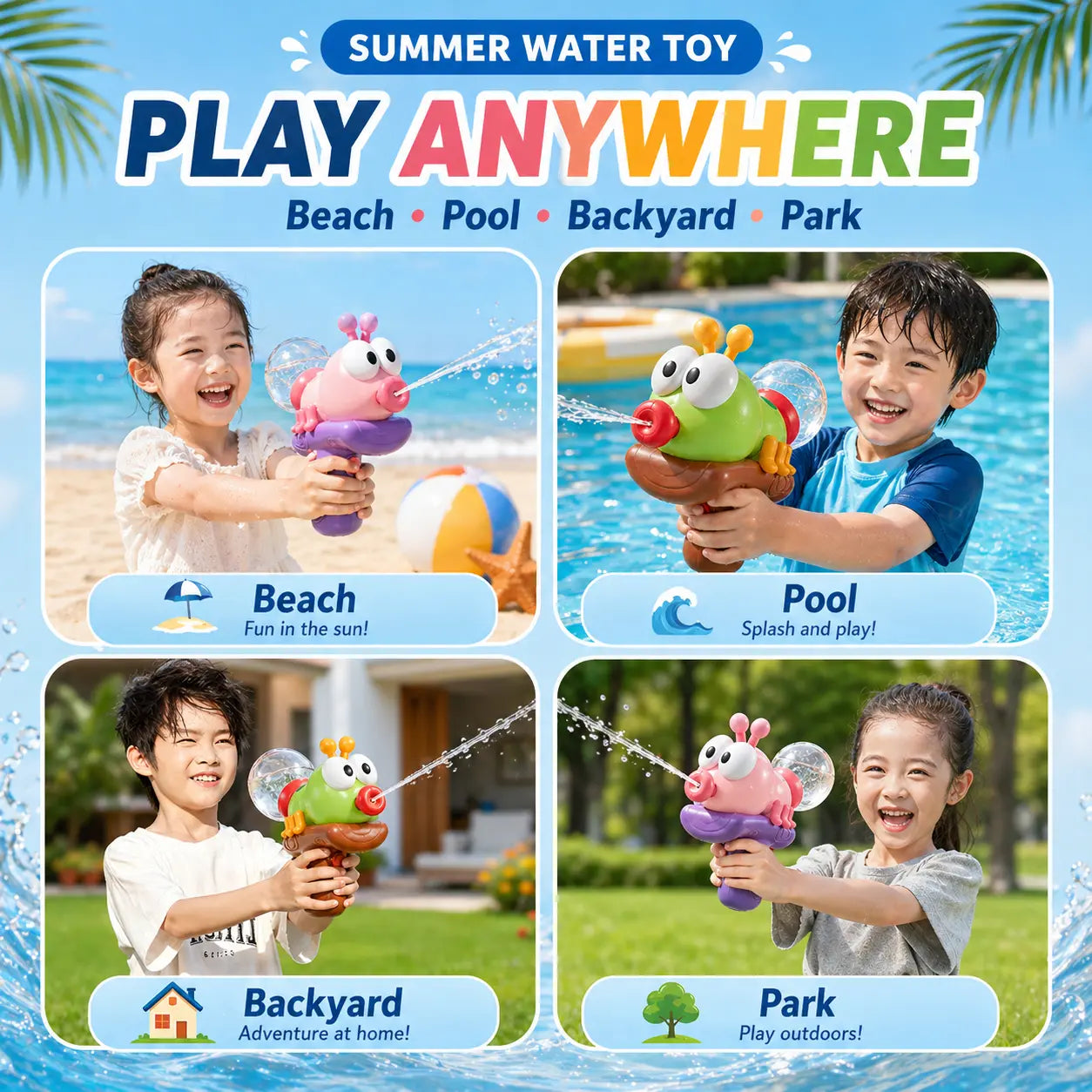 🔫Electric Water Blasterfor KidsICute SummerPool & Beach Toy