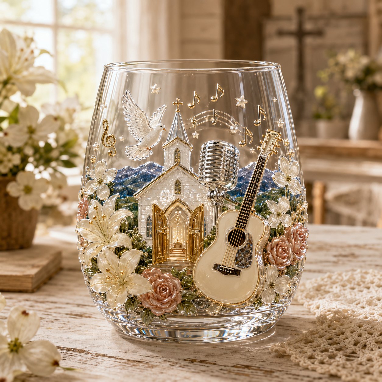 🤠 Queen of Country 1946–2026 3D Glass Collection | 8 Inspired Country Designs with Raised Guitars, Butterflies, Boots, Florals & Vintage Music Details 🎸✨