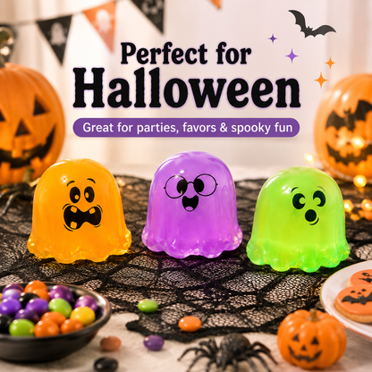 👻 Spooky Slime Ghost Squishy™ – Soft, Satisfying Halloween Fidget Toy 🎃