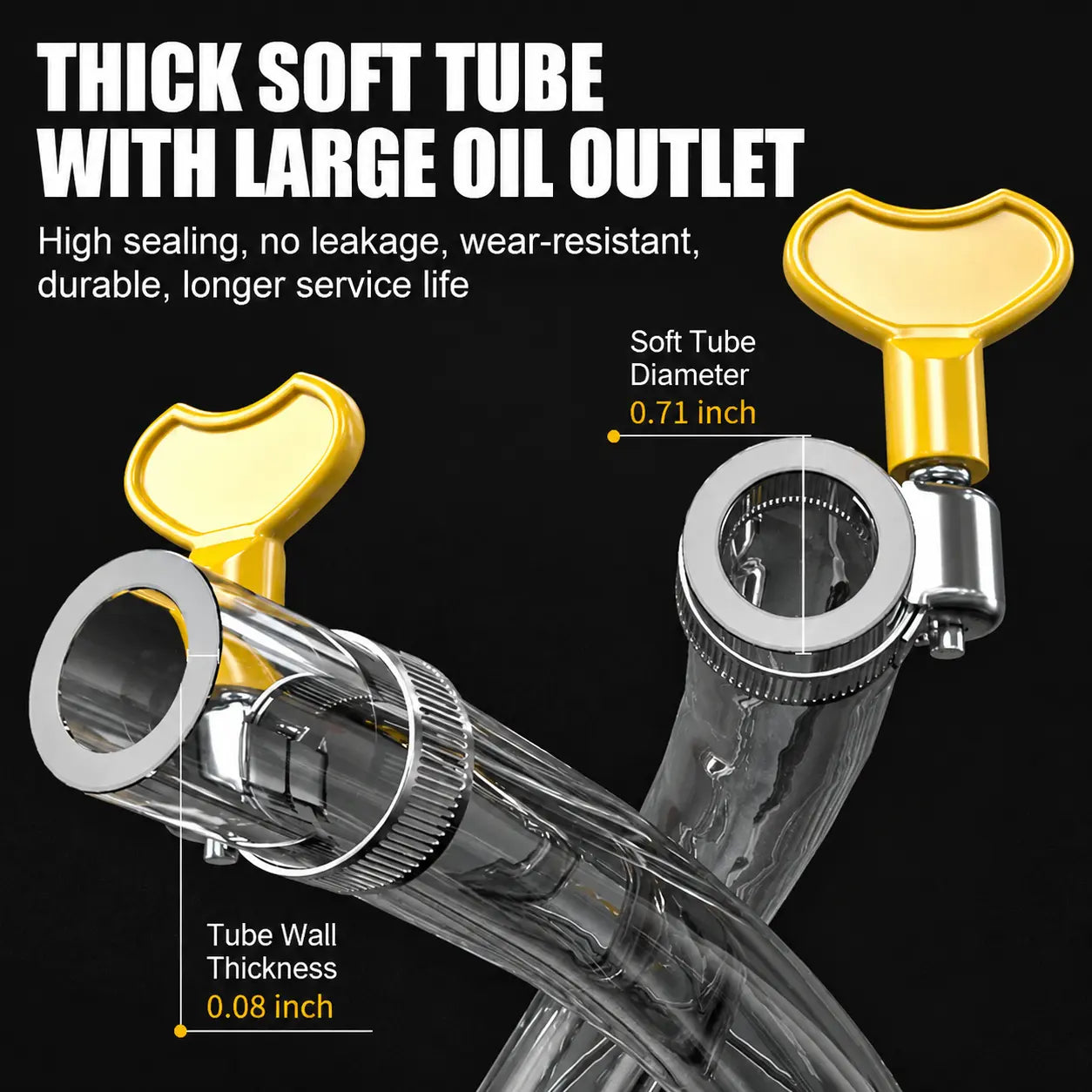 Manual Siphon Pump Kit – Easy Fuel, Water & Oil Transfer