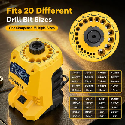 ⚒️Electric Drill Bit Sharpener for 3–13 mm HSS & Carbon-Steel Bits