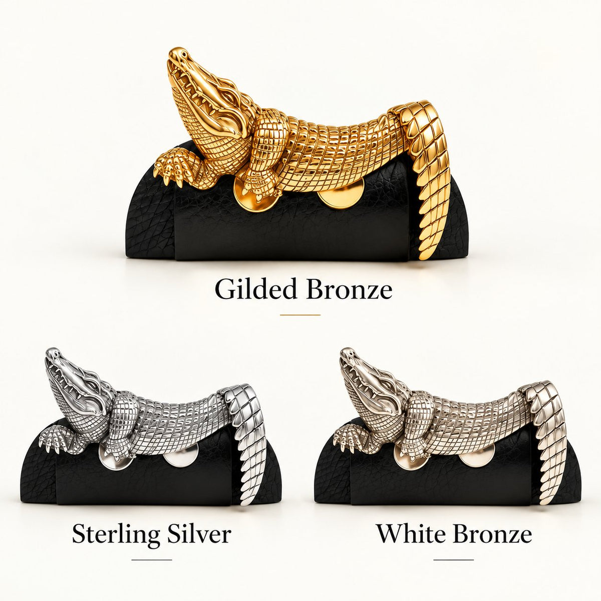 🐊✨ Luxury Sculpted Animal Brooch – Premium Statement Piece for Suits & Blazers