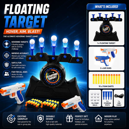 🎯 Fun Floating Target Game – Electric Shooting Toy for Kids!
