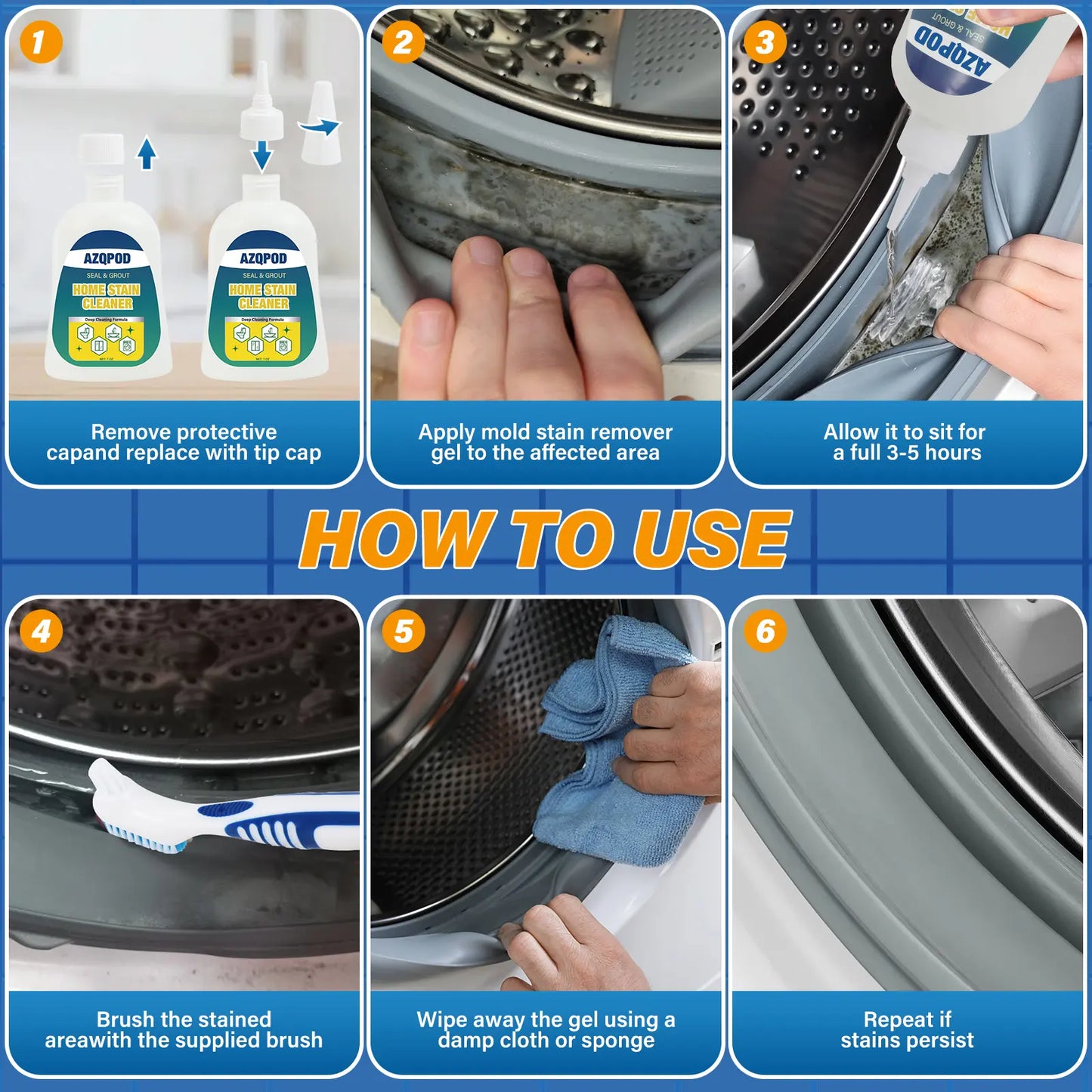 Mold Remover Gel – Heavy Duty Stain Cleaner